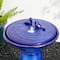 Glitzhome® 27.5" LED Bird Pedestal Ceramic Fountain